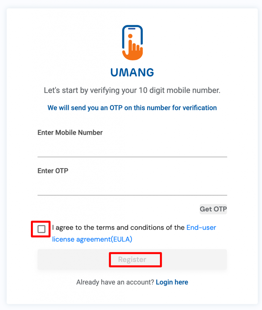 How To Register On Umang App