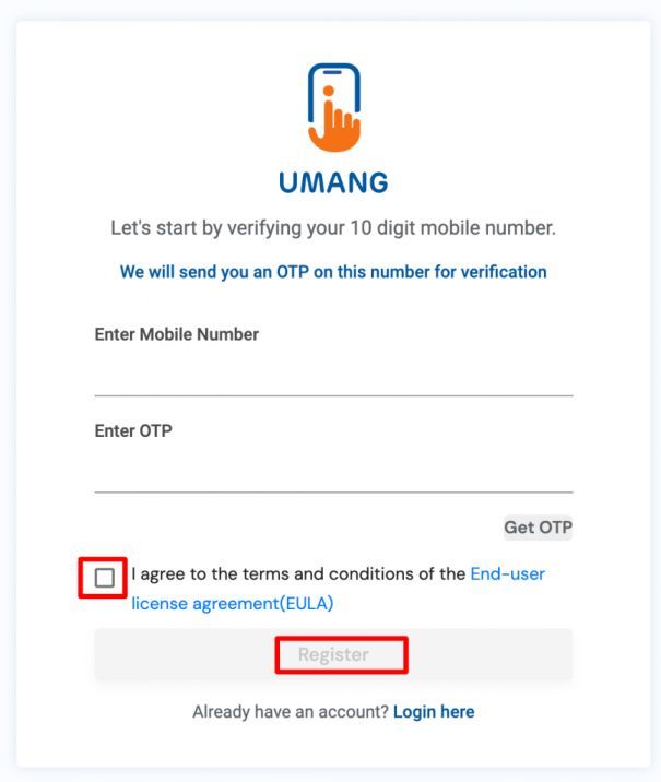 How To Register On Umang App